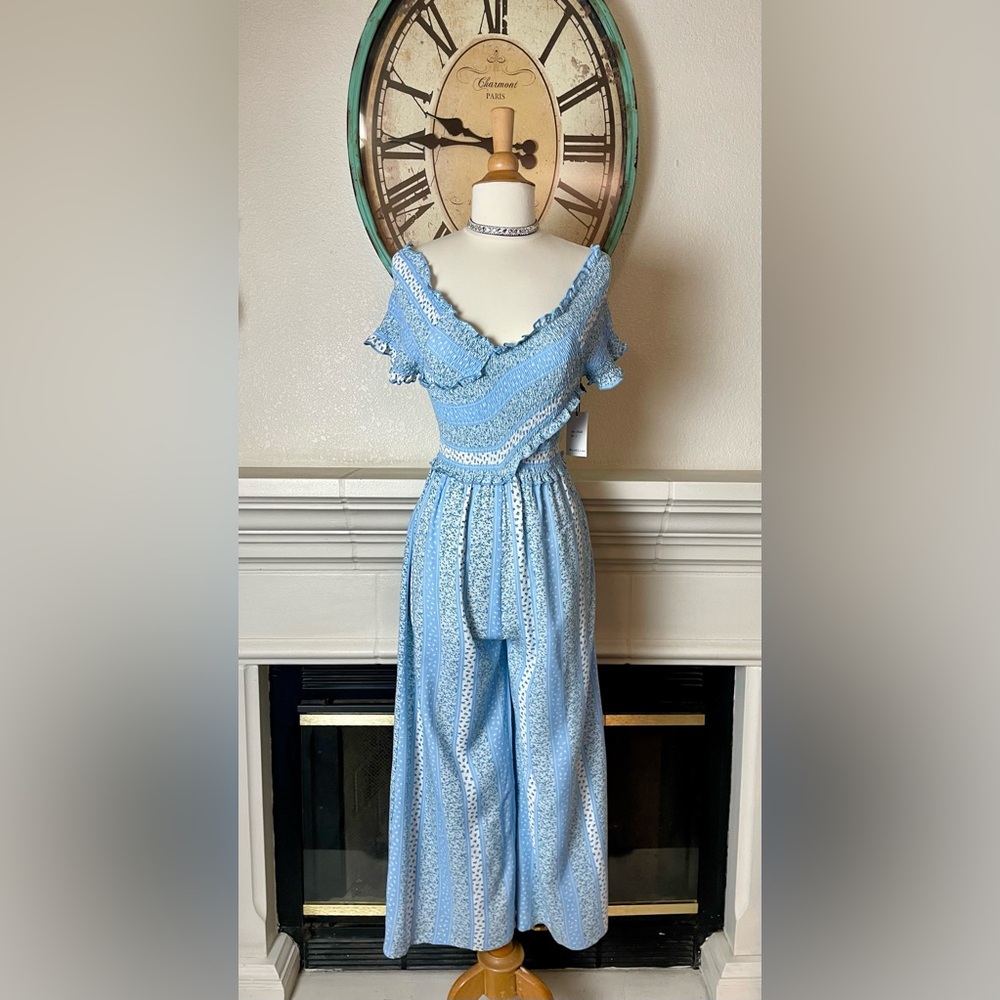 Japra Smocked Bodice Jumpsuit